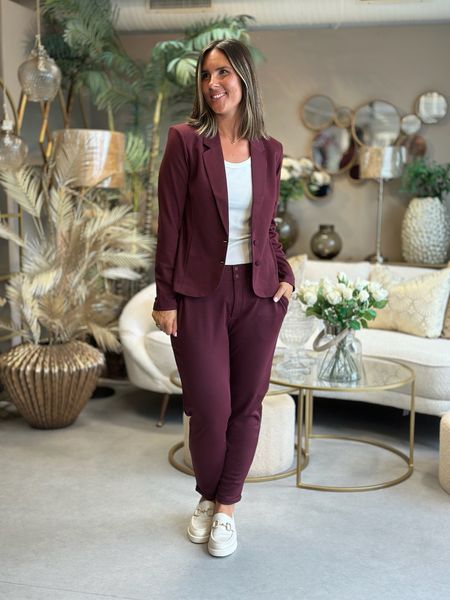 Hovedbilde NANNI KORT BLAZER - PLOMME