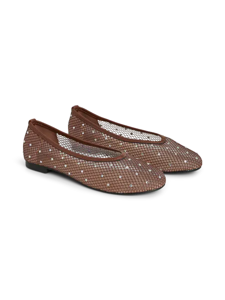 Hovedbilde STEPH STONE MESH BALLERINA - BRUN