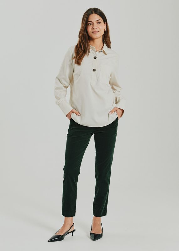 OLANA CORD CHINOS BUKSE - GRØNN