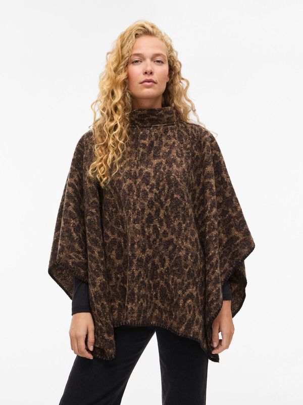 PAULINE PONCHO - SORT/LEO