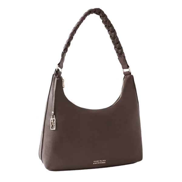 Hovedbilde VESKE M/FLETTET HANK - BRUN