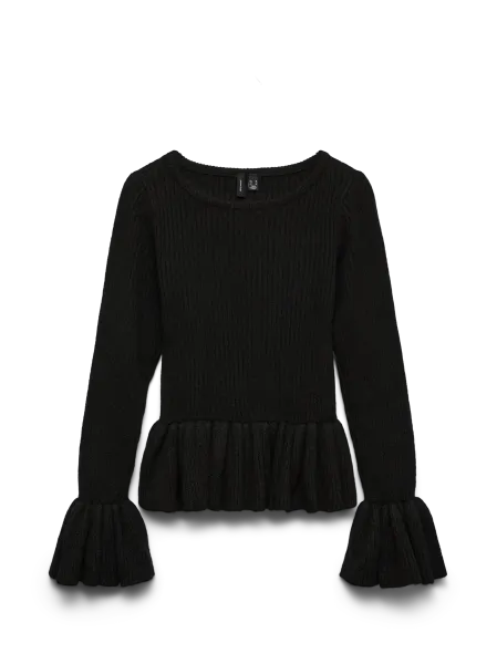 Hovedbilde GEORGIA STRIKKEGENSER - SORT