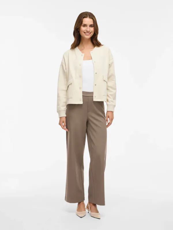 VARONE RETT BUKSE - TAUPE