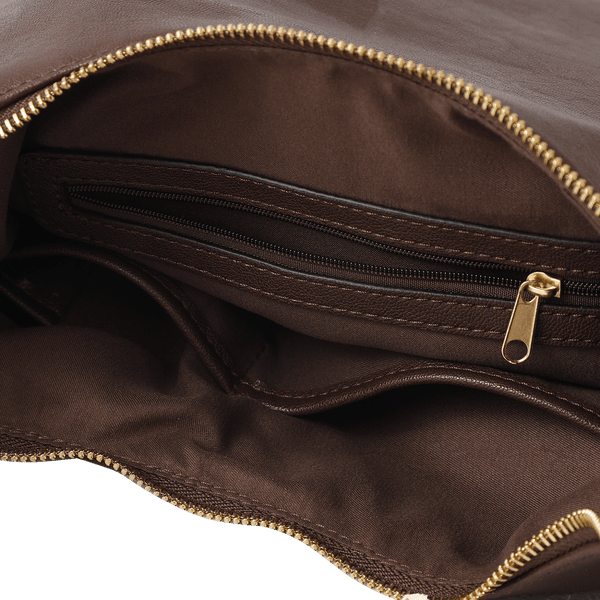 Hovedbilde VESKE M/FLETTET HANK - BRUN