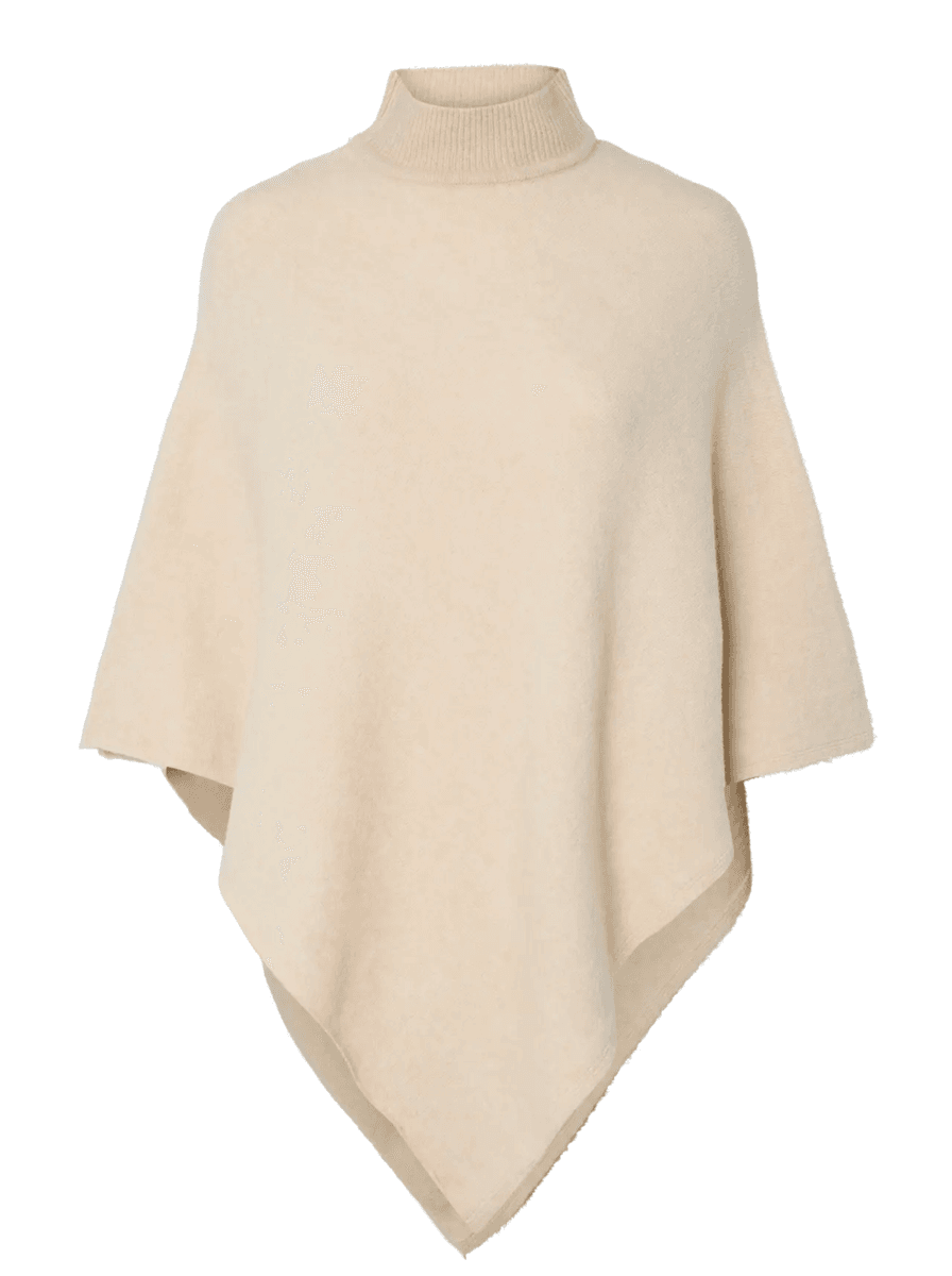 FORTUNA PONCHO - CREAM