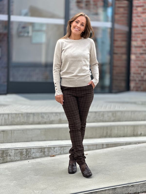 KATIE GENSER M/RUND HALS - MOONBEAM MELERT