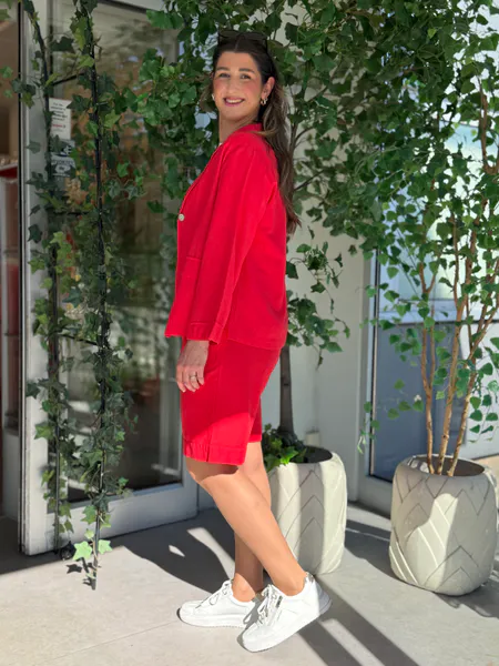 Hovedbilde PRISILLA BLAZER - BRINGEBÆRRØD
