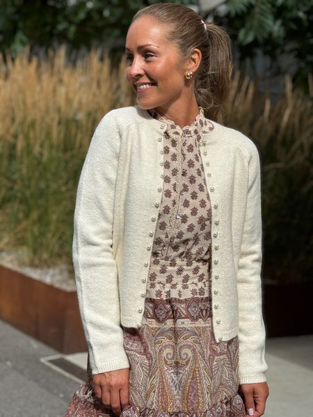 Hovedbilde MAGALENE CARDIGAN - CREAM