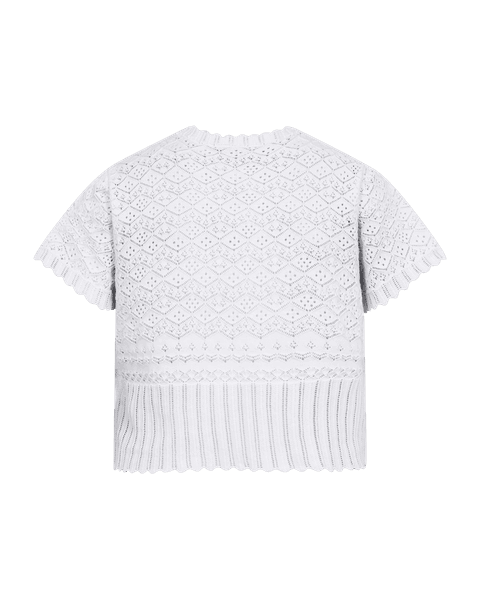 Hovedbilde DODO CARDIGAN 2/4 ERM - HVIT