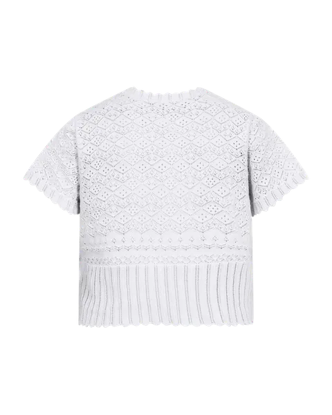 Hovedbilde DODO CARDIGAN 2/4 ERM - HVIT