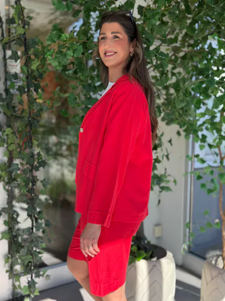 Hovedbilde PRISILLA BLAZER - BRINGEBÆRRØD