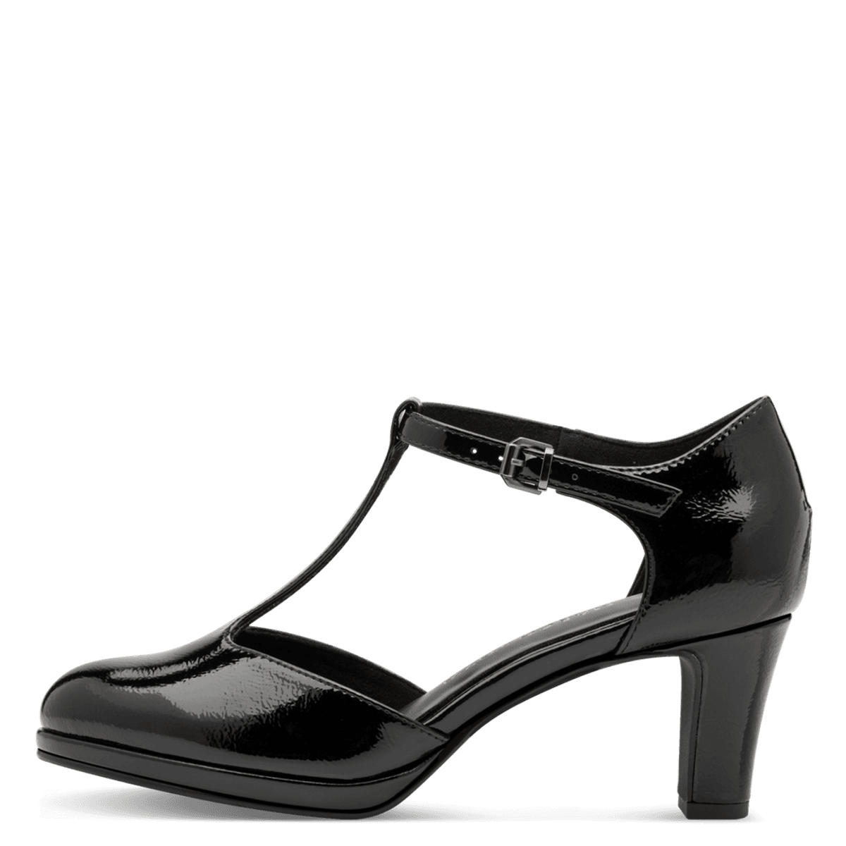 PUMPS M/REIM GLOSSY - SORT
