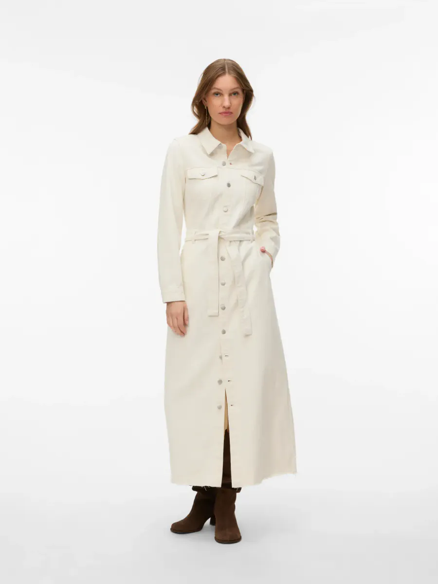 MOLLY SKJORTEKJOLE - OFFWHITE