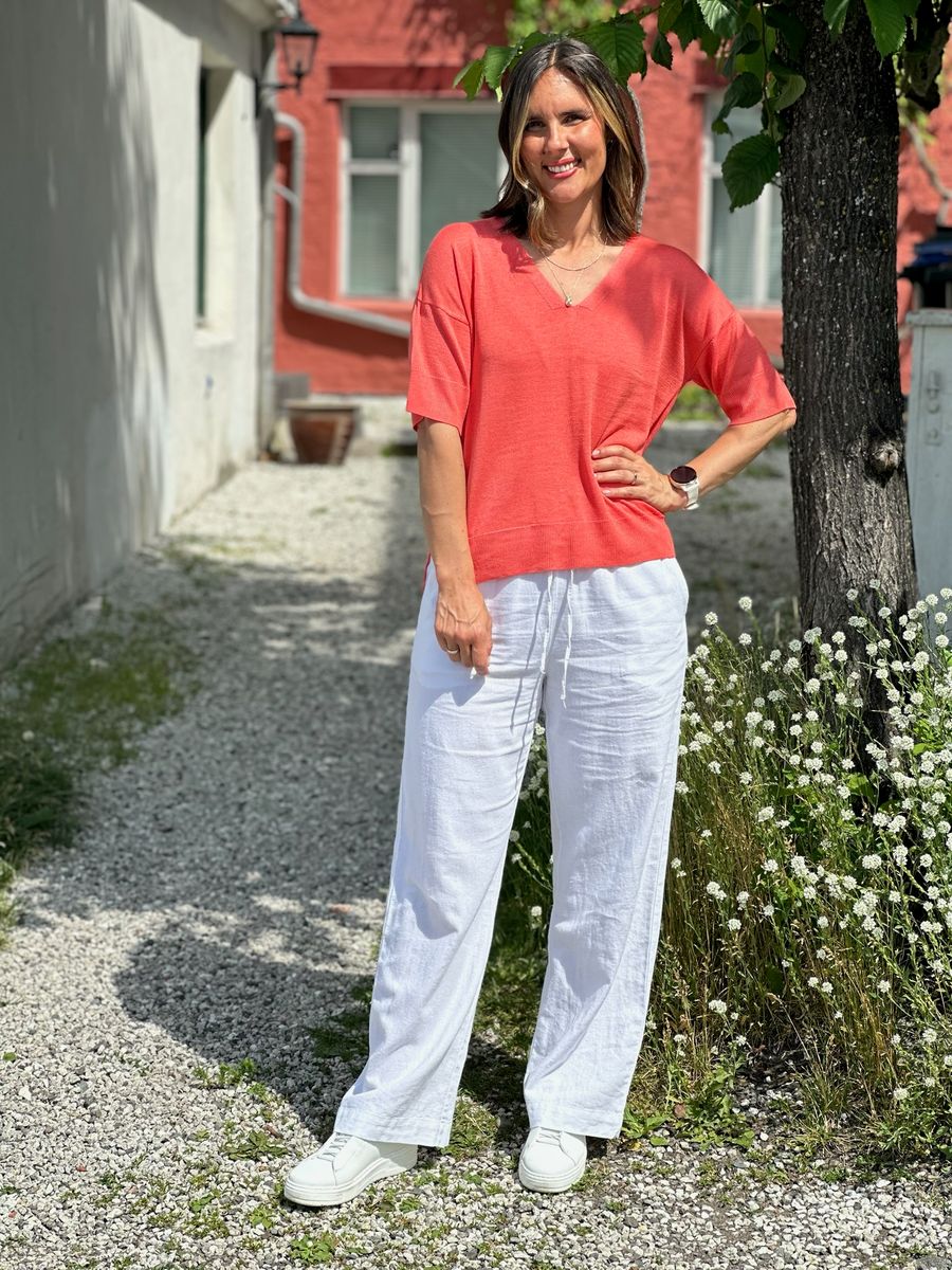 ELINA PULLOVER - CORAL
