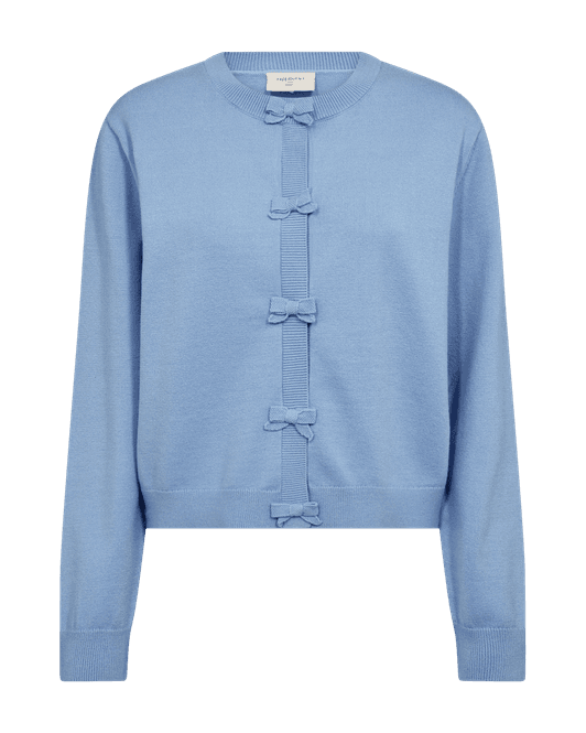Hovedbilde TESSA CARDIGAN M/BOW - HIMMELBLÅ