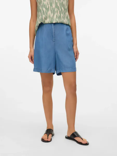 Hovedbilde FLEUR TENCEL SHORTS - MEDIUM BLÅ