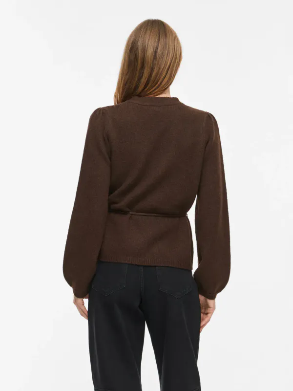 KEHLA CARDIGAN - BRUN