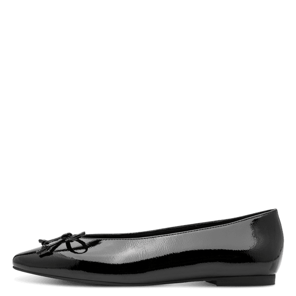 Hovedbilde BALLERINA M/SLØYFE - SORT PATENT