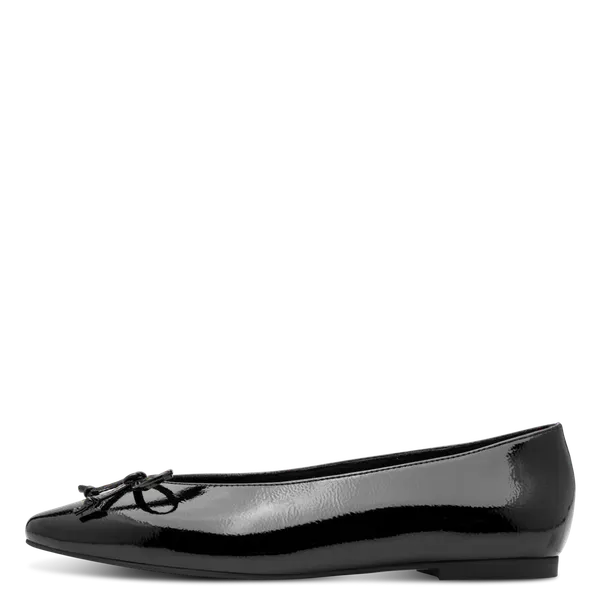 Hovedbilde BALLERINA M/SLØYFE - SORT PATENT