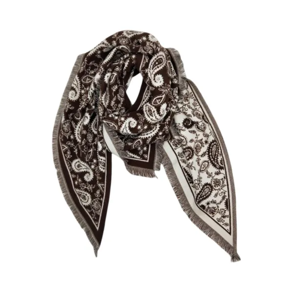 Hovedbilde SKJERF TREKANTET PAISLEY - BRUN