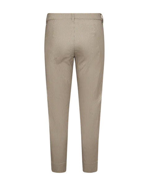 Hovedbilde REX BUKSE STRIPER - CAMEL/OFFWHITE