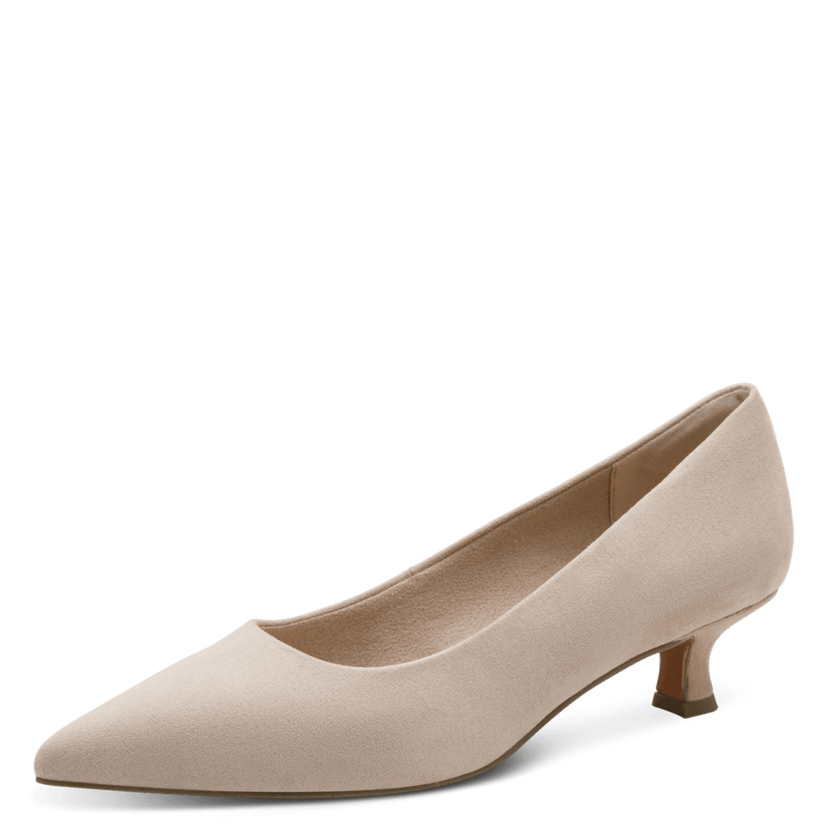 PUMPS M/LAV HÆL - SAND