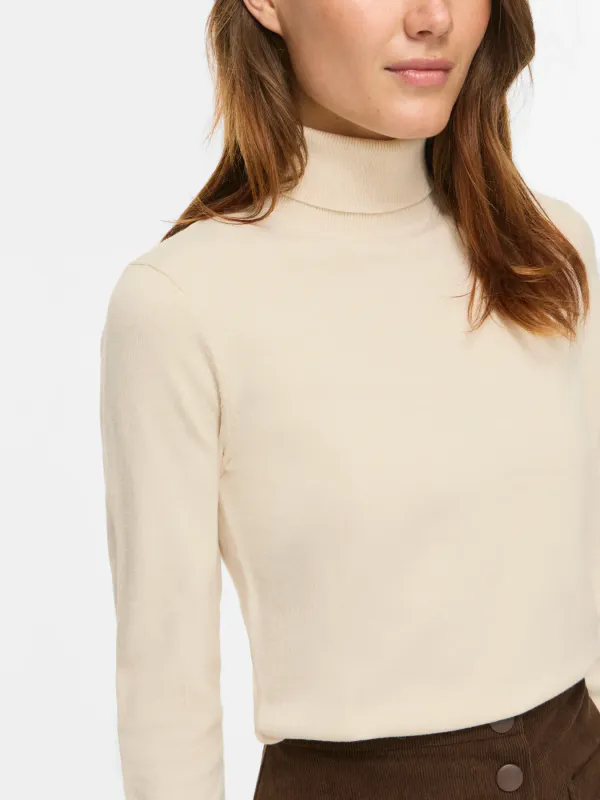 MALU ROLL NECK - CREAM