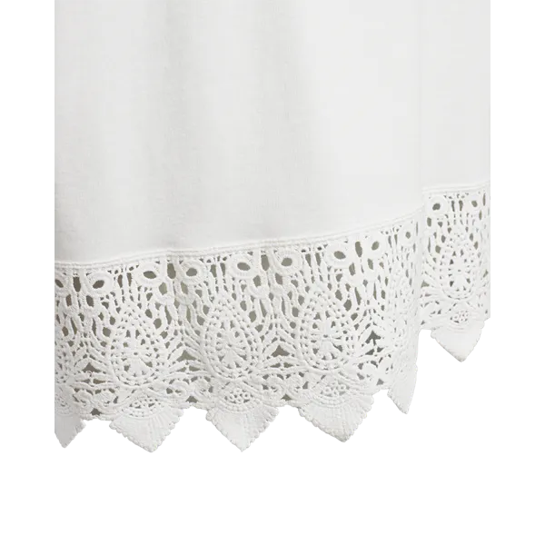 Hovedbilde CIMON T-SHIRT M/EMBRO - OFFWHITE