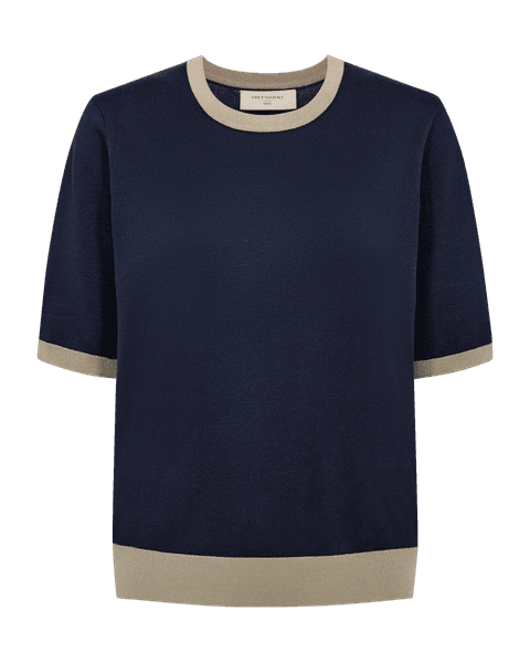 Hovedbilde KATIE GENSER M/KORT ERM - NAVY/SAND