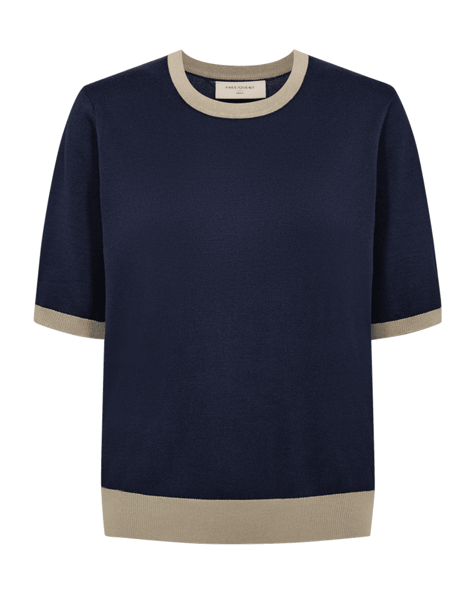 KATIE GENSER M/KORT ERM - NAVY/SAND