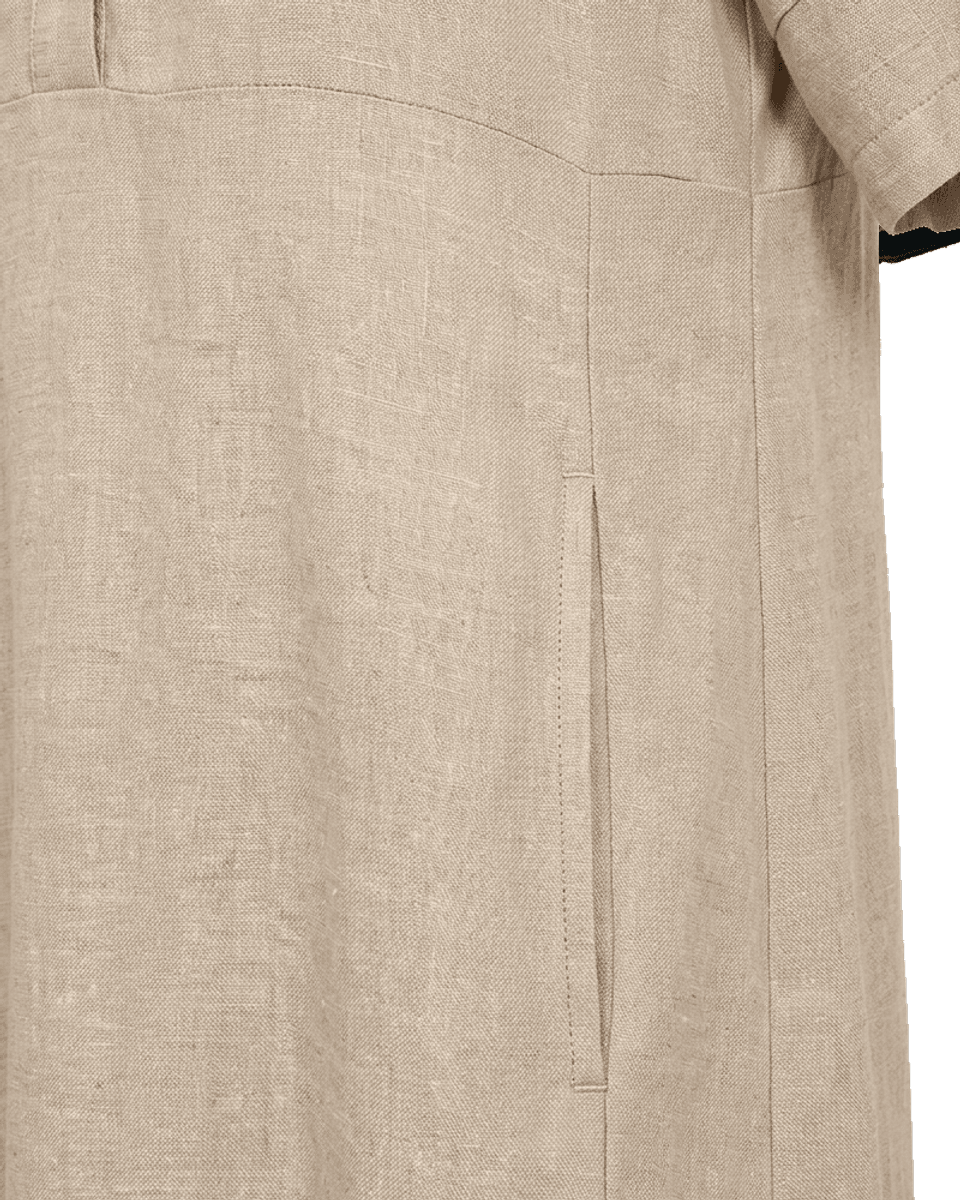 LAVA KJOLE V-HALS - SAND MELERT