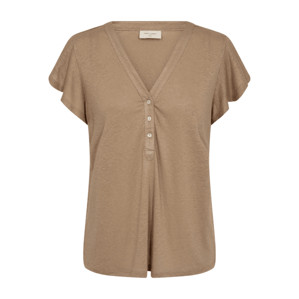 Hovedbilde LAVINA TOPP M/KNAPPER - CAMEL
