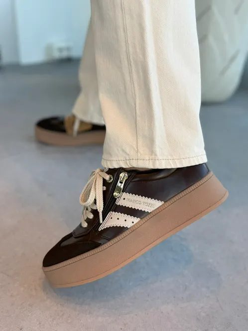 Hovedbilde SNEAKERS COMBI - BRUN