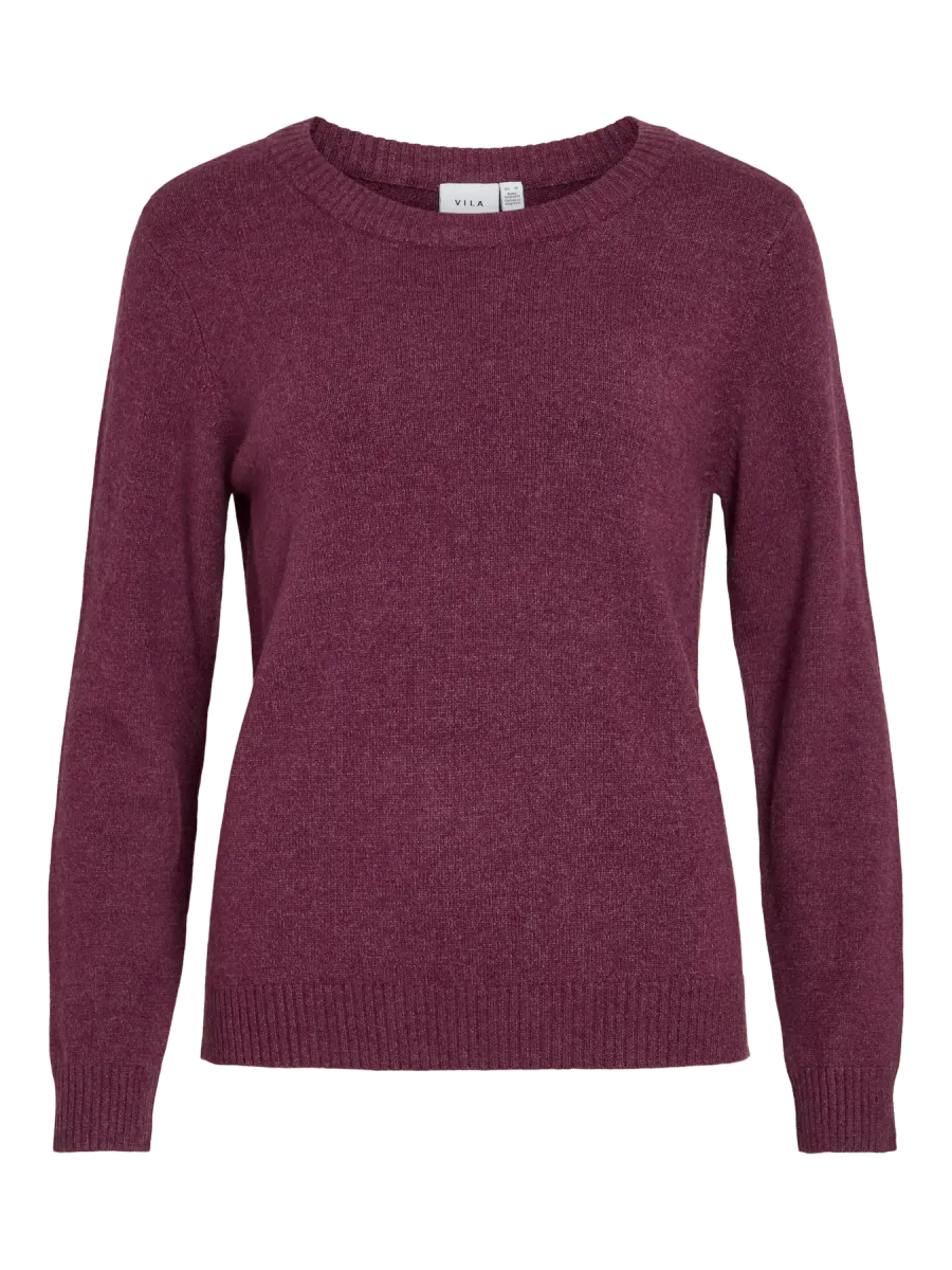 VIRIL GENSER O-NECK - PLOMME