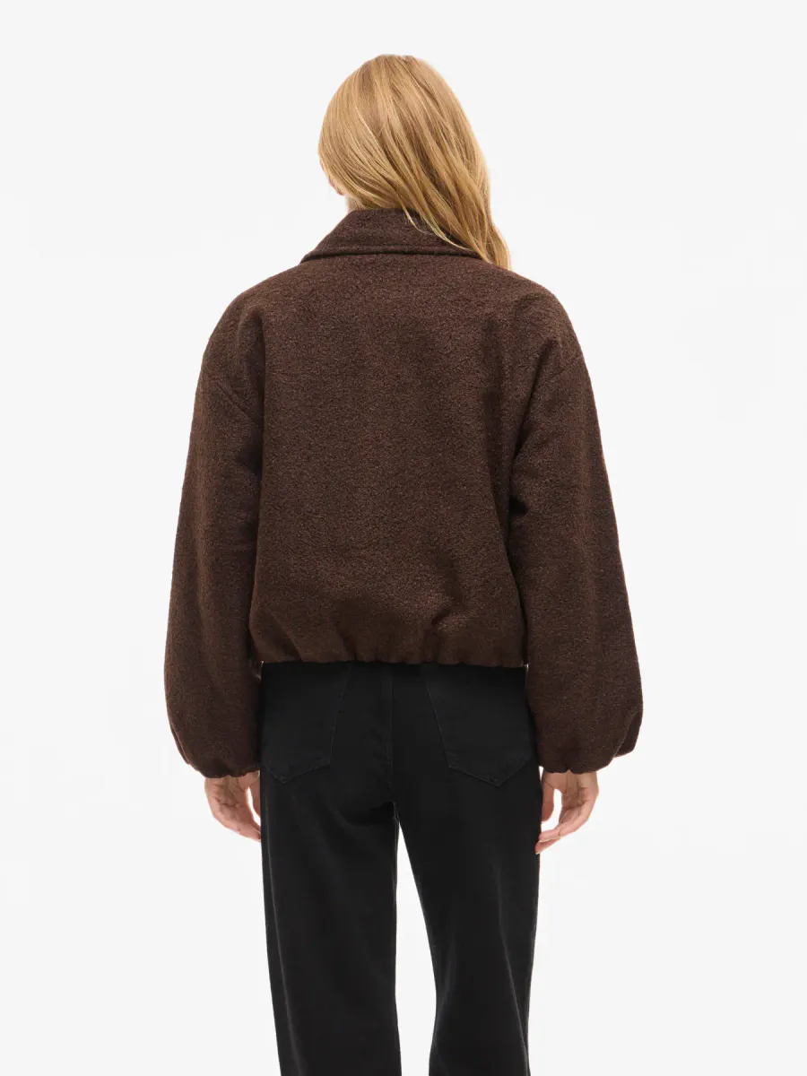 JADAS BOMBER TEDDY JAKKE - BRUN