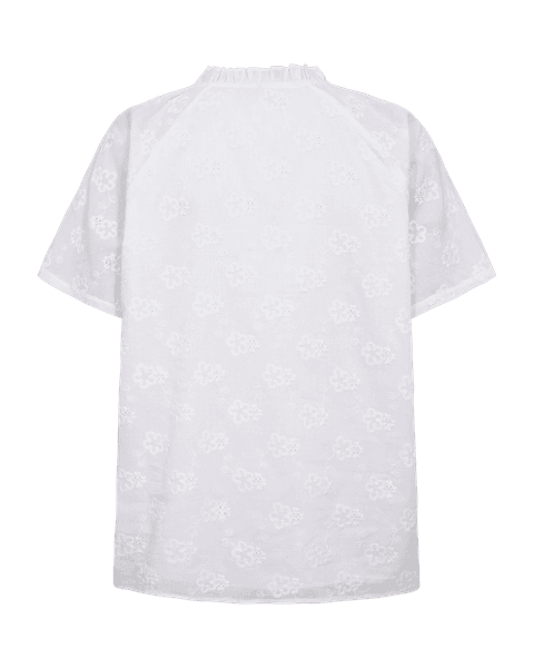 Hovedbilde IDENA EMBRO BLUSE - HVIT