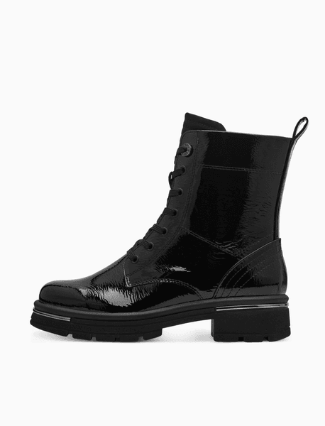 Hovedbilde BOOTS M/KNYTING - SORT GLOSS