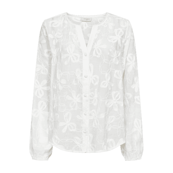 Hovedbilde RANDY EMBRO BLUSE - OFFWHITE
