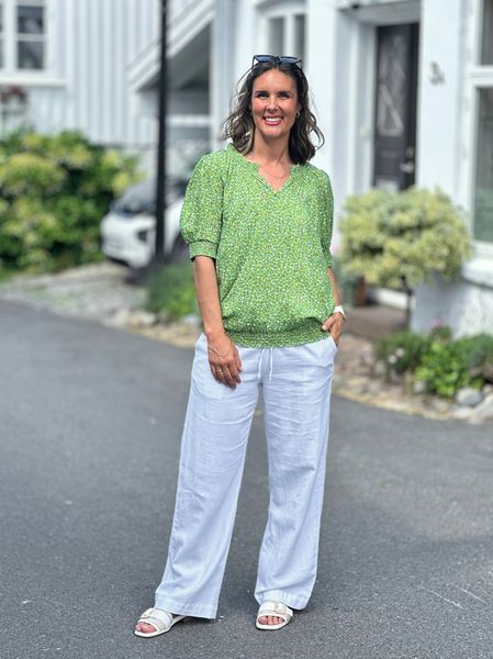 Hovedbilde ADNEY BLUSE - BUD GREEN/LYS OLIVEN