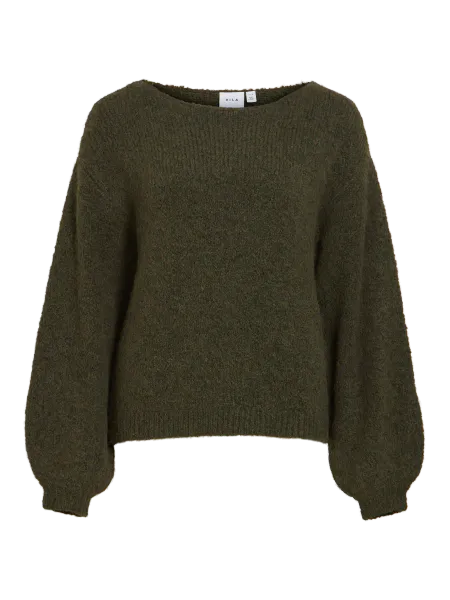 Hovedbilde MARLEY KNIT PULLOVER - OLIVEN