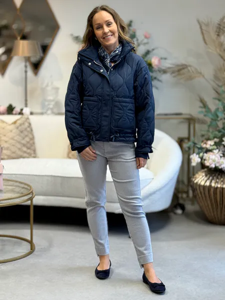 Hovedbilde BLOB QUILTET JAKKE - NAVY