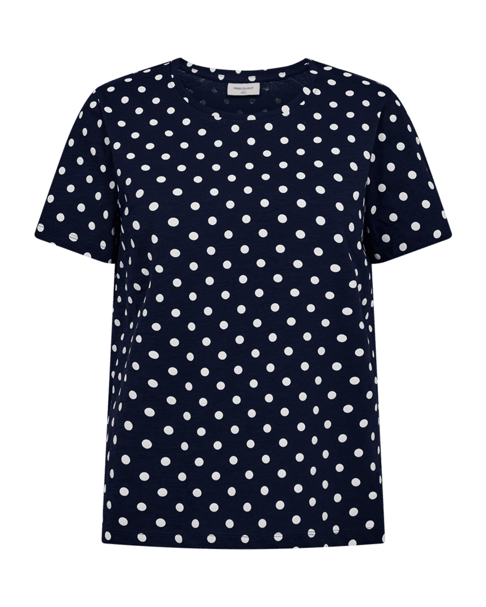 VIVA T-SHIRT POLKA - NAVY