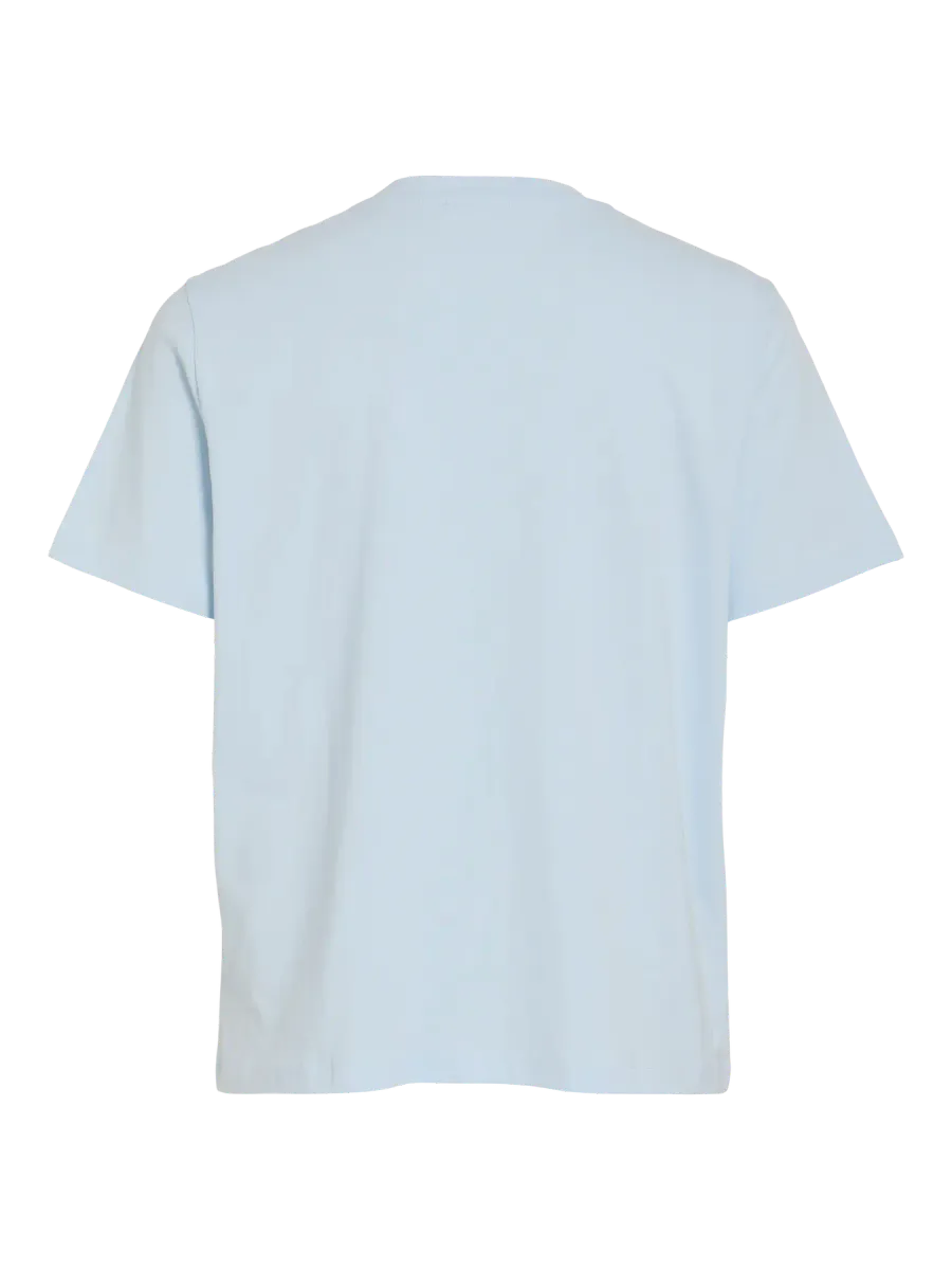 SYBILLA T-SHIRT - LYSBLÅ