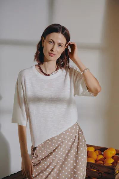 Hovedbilde VICKI GENSER 2/4 ERM - OFFWHITE