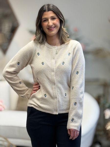 Hovedbilde SEBORA CARDIGAN - CREAM