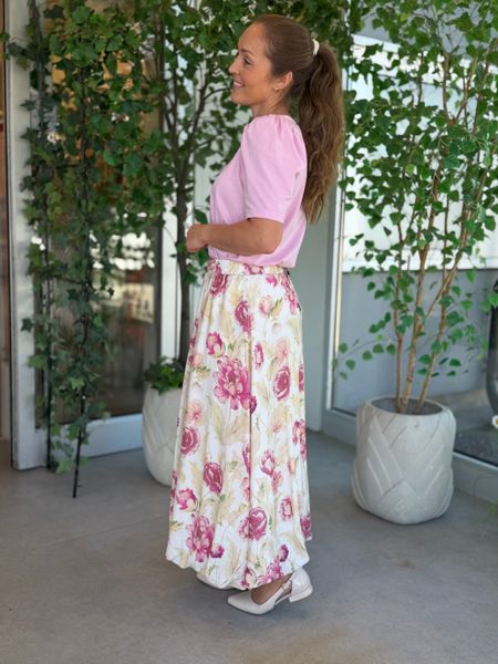 Hovedbilde FENJA T-SHIRT M/PUFFERM - ROSA
