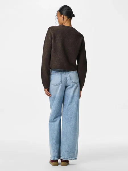 Hovedbilde SILLY CARDIGAN M/LANG ERM - BRUN MELERT