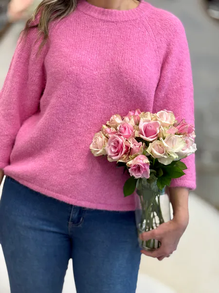 Hovedbilde LULU GENSER 3/4 ERM - ROSA