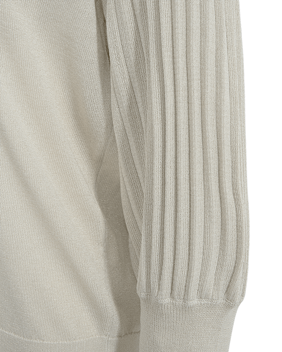GLITTA PULLOVER M/LUREX - MOONBEAM