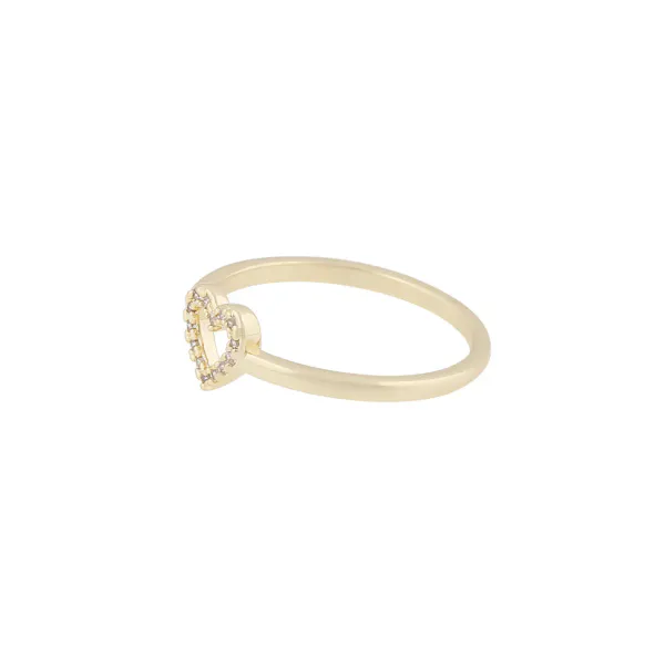 Bilde av SNÖ OF SWEDEN - NISI HJERTE RING M/BLING - ...